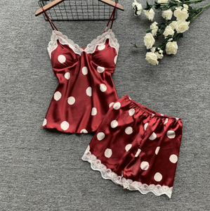 Sfy562 China Factory Pijamas Low Moq Madura Sexy Lencería de encaje Ropa de dormir Pijama de seda real para mujer - Product Image 2