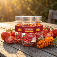 Gélules d'huile de fruit d'argousier et de lycopène à marque privée OEM 0,5 g – Supplément antioxydant pour adultes, soutien de la santé immunitaire