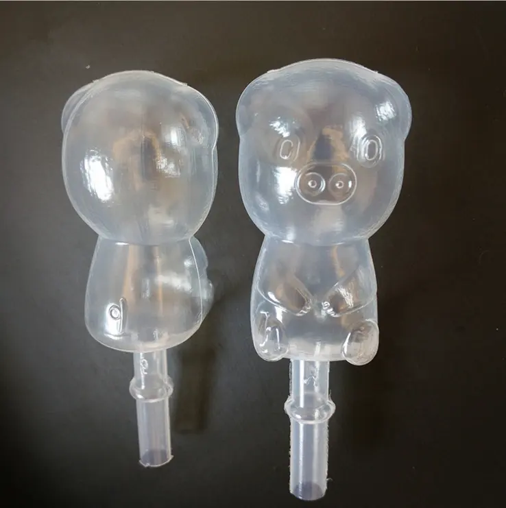 Tubo de polo de hielo de 6 estaciones/tubo de gelatina de juguete/botella suave de polo de hielo, precio de la máquina de moldeo por soplado de tubos de plástico