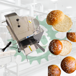 Máquina Cortadora de Pan para <span class=keywords><strong>Hot</strong></span> Dogs, Cortadora de Pan para Hamburguesas, Rebanadora de Pan para Panadería, para Uso en Pequeños Negocios y en Grandes Cantidades - Product Image 6