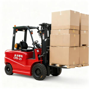 साइड अतिरिक्त लंबे कस्टम डिजाइन टिकाऊ मैनुअल हाइड्रोलिक लिफ्ट टेबल कार ट्रॉली केबिन के साथ इलेक्ट्रिक फोर्कलिफ्ट - Product Image 1