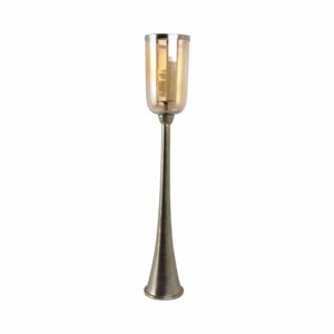 Glass Hurricane <b>Candle</b> Holder Tall Decorative Pillar <b>Taper</b> Candlestick for Table Home Decor - Product Image 4