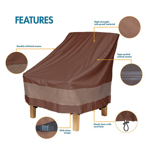 Housses de <span class=keywords><strong>protection</strong></span> contre les intempéries Offre Spéciale durables pour meubles de patio d'extérieur <span class=keywords><strong>Housse</strong></span> imperméable pour chaise longue de patio - Product Image 5