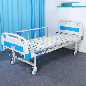 Nhà Máy Bán Buôn Có Thể Điều Chỉnh Class I Y Tế Củ<span class=keywords><strong>a</strong></span> Nhãn Hiệu Bệnh Viện Giường Cán Ngâm Thép Bên Đường Sắt 2 Chức Năng Giá Rẻ Chăm Sóc Nhà Giường - Product Image 2