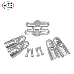 2025 nóng bán Chất lượng cao màu đen kim loại doanh và ống nối KJ-12 cho OD 28 Mét nạc/Tráng Ống - Product Image 2