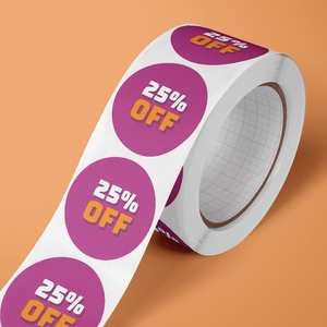 Etiquetas adhesivas autoadhesivas personalizadas para impresora térmica para pequeñas empresas, diseño de logotipo, código QR - Product Image 4