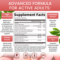 Complément Triple Minéral Calcium Magnésium Glycinate Zinc Gummies Vitamine D3 Sureau Soutien Osseux Musculaire Immunitaire Adultes