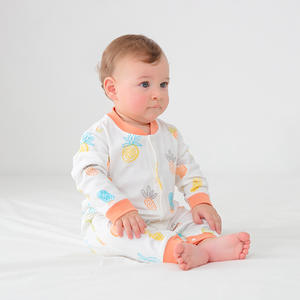Automne bébé combinaison barboteuse à manches longues pur coton imprimé chemise léger nouveau-né bas vêtements climatisés - Product Image 3