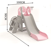 Ensemble de balançoire et toboggan en plastique d'intérieur de haute qualité, durable, en promotion, sûr et amusant pour les tout-petits et les jeunes enfants