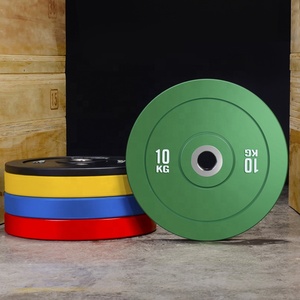 Dw Thể Thao Tạ Tạ Trọng Lượng Tấm Chất Lượng Cao Đầy Màu Sắc Cao Su Unisex Cạnh Tranh Bumper Tấm Tùy Chỉnh - Product Image 2