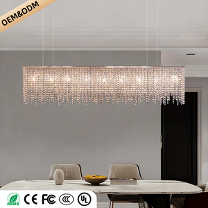 Lámpara Colgante de Cristal de Lujo Nórdico, Lámpara de Techo para Cocina Sobre la Mesa, Lámpara Colgante para Comedor Interior - Product Image 2