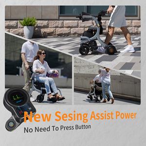 Déambulateur électrique avec siège, dispositif d'assistance à la marche léger - Product Image 6