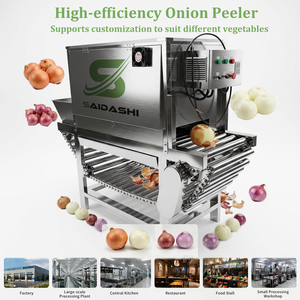 <span class=keywords><strong>Machine</strong></span> à peler les oignons SAIDASHI haute capacité 1500 kg/h avec convoyeur, usine de traitement automatique des oignons secs en acier inoxydable avec certification CE - Product Image 6