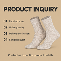 Chaussettes mi-mollet personnalisées pour hommes, en coton, polyester et élasthanne, respirantes, écologiques, pour l'automne, avec logo discret