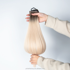 Extensions de cheveux naturels russes vierges de qualité supérieure, invisibles, injectées, en trame, pour la vente en gros en usine - Product Image 5