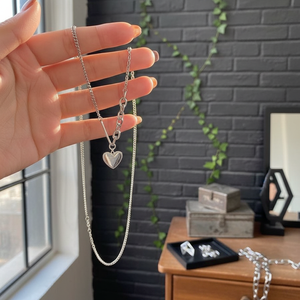 Vendita calda di tendenza Vintage fatto a mano da donna collane Punk Star catene acriliche con stile geometrico all'ingrosso gioielli di moda - Product Image 3