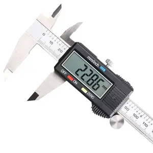 Caliper Digital elektronik, kaliper Stainless Steel tampilan Digital Vernier Caliper 0-100/150-200-300mm