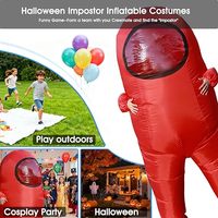 Kostum Astronot Lucu untuk Pesta Halloween, Sekolah, Pesta Topeng, Permainan Penggemar, Kostum Tiup