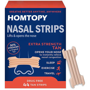 Homtopy Hot-Selling Anti-Snurk Neusstrips Thuisgebruik 44 Stuks Amazon Grensoverschrijdende Ademende Frisse Lucht 3 Jaar Houdbaarheid Patches - Product Image 6