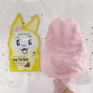 MOND'SUB Perawatan Rambut Organik Minyak Argan Hair Cap Sheet <span class=keywords><strong>Relaxer</strong></span> Spa Cream Silky Protein pony Tail Hair Mask untuk Rambut Rusak - Product Image 4