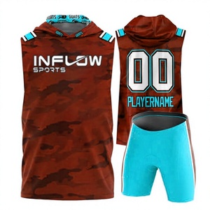 Uniforme de Fútbol Estilo Americano 7v7 Personalizado, Conjunto de Uniforme de Fútbol Transpirable 7 contra 7, Sublimación - Product Image 1
