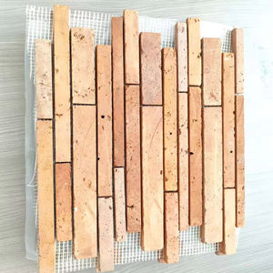 Ladrillos <span class=keywords><strong>de</strong></span> Arcilla <span class=keywords><strong>de</strong></span> Diseño Tradicional, Mosaico <span class=keywords><strong>de</strong></span> Ladrillos Sinterizados Delgados, Porosidad Sólida, Resistentes al Ácido, para Revestimiento <span class=keywords><strong>Interior</strong></span> <span class=keywords><strong>de</strong></span> Chimeneas - Product Image 2