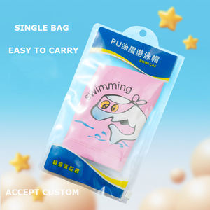 Niños logotipo personalizado lindo dibujos animados <span class=keywords><strong>piscina</strong></span> <span class=keywords><strong>gorro</strong></span> de natación niños y niñas tela colorida lindo niños gorros de natación - Product Image 3