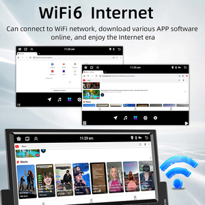 مشغل أندرويد للسيارة 1din عالمي أندرويد 13 <span class=keywords><strong>Mp3</strong></span> Mp5 صوت ستيريو راديو سيارة Gps/Wifi/Bt/Rds مشغل سيارة - Product Image 3