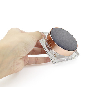 Étui à poudre libre transparent haut de gamme avec emballage cosmétique personnalisable avec tamis en maille élastique - Product Image 4