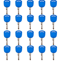 2 clés de contact 14601 82003267 82030143 pour Case New Holland, excavatrice, niveleuse, bulldozer, engins lourds, tracteurs
