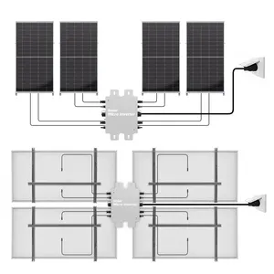 1200w 24v dc 220v ac onduleur Micro Smart APP Surveillance IP65 Panneau Solaire Mini Onduleur 1200W