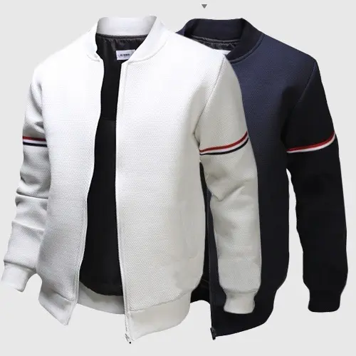 New style hoodie zipper cardigan round collar jacket men casual spring autumn long sleeve hoodie wholesale coat