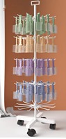 Support d'affichage de vente au détail à 7 niveaux, étagère rotative pour l'affichage en magasin, étagères pour bijoux, chaussettes, chapeaux
