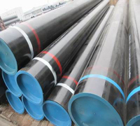 Pipa Baja Seamless Hot Rolled API 5L X52 PSL2 untuk Pipa Minyak dan Gas DIN30670 Berlapis 3LPE