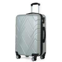 Vente en gros Logo personnalisé Ensemble de valises de voyage PC Valise à roulettes avec roulettes Ensembles de bagages à main