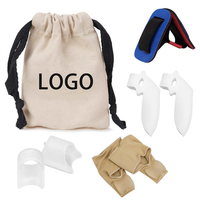 Nouveau correcteur d'hallux valgus et kit de soulagement de la douleur, redresseur d'orteil du gros orteil, manchons de soutien ajustables, séparateur d'orteils