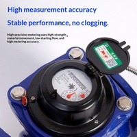 Compteur d'eau intelligent sans fil Yuxiang DN50-DN100 LoRaWAN IP68 en fonte, dispositif de surveillance du débit pour pipeline industriel OEM