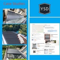 Auvent pliant moderne, pare-soleil automatique, grande tonnelle rétractable en aluminium, volet roulant motorisé électrique, isolation thermique