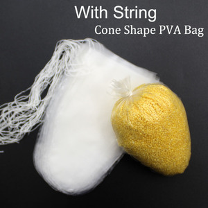 Bolsa de pesca PVA Soluble en agua con <span class=keywords><strong>Taska</strong></span>, cadena de PVA de avería para carpa, bolsa de cebo de Boilie grueso, bolsa de alimentador de pesca 084 - Product Image 1