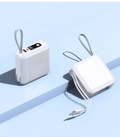 Cargador Portátil Plug Bank de 20000 mAh con Carga Rápida PD18W 22.5W 20W, Doble USB, Micro USB, DC, Li-Polímero, Alta Capacidad, Pantalla LED