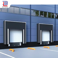 Haute qualité Pvc rideau conteneur abri rabat rétractable camion porte auvent logistique chargement baie quai joint amarrage abri