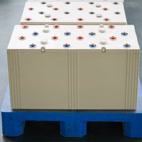 Baterai Surya Siklus Dalam AGM Asam Timbal ZM 2 Volt 2V 300AH Paket Ion Litium