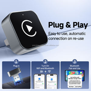 GRANDnavi <strong>Wireless</strong> Carplay <strong>Adapter</strong> 2 in 1 Make OEM Wired to <strong>Wireless</strong> Tiny Size Fast Easy Connection USB-C <strong>Wireless</strong> <strong>Android</strong> <strong>Auto</strong> - Product Image 2