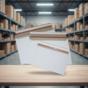 Sobres Ecológicos Personalizados Biodegradables Reciclables de Papel Kraft Resistentes al Agua y a la Humedad con Fondo Plano para Envío - Product Image 1