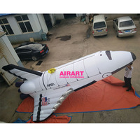 Modèle gonflable sur le thème de l'espace Offre Spéciale ballon de simulation de fusée gonflable navette spatiale gonflable