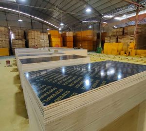Không thấm nước 4x8ft 12-21mm phim lõi Bạch Dương phải đối mặt với ván ép | tấm ván khuôn bê tông màu nâu - Product Image 6