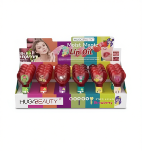 Huile à lèvres magique hydratante HUGABEAUTY, saveur fraise, taille standard, hydratant pour les lèvres pour tous types de peau - Product Image 1