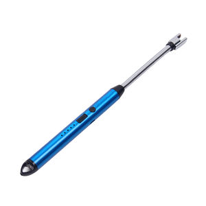 Allume-<span class=keywords><strong>bougie</strong></span> en métal à arc rechargeable personnalisé avec interrupteur de sécurité à long cou et chargement USB pour la torche, la cigarette et le cigare - Product Image 6