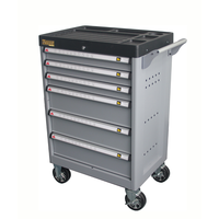 Chariot de rangement à 6 tiroirs JMST Js-6006 CE en acier laminé à froid avec revêtement électrostatique et glissières amorties, 201 pièces OEM