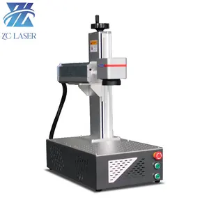 ZCLASER All In One Fiber Laser Marking Machine For Ring Gold silver 20W 30W 50W Jewelry Laser Engraving Machine 2mm Engraving